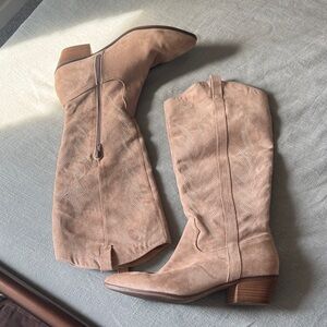 Target Women's Beige Heeled Boots